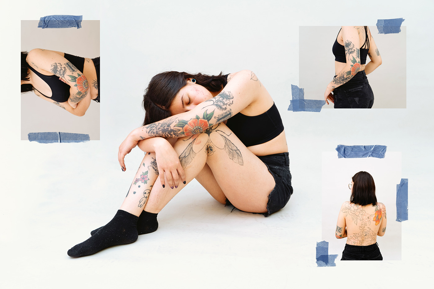 tattoo woman Photography  photoshoot model portrait lightroom Sonya7iii tattoo flash tattoos
