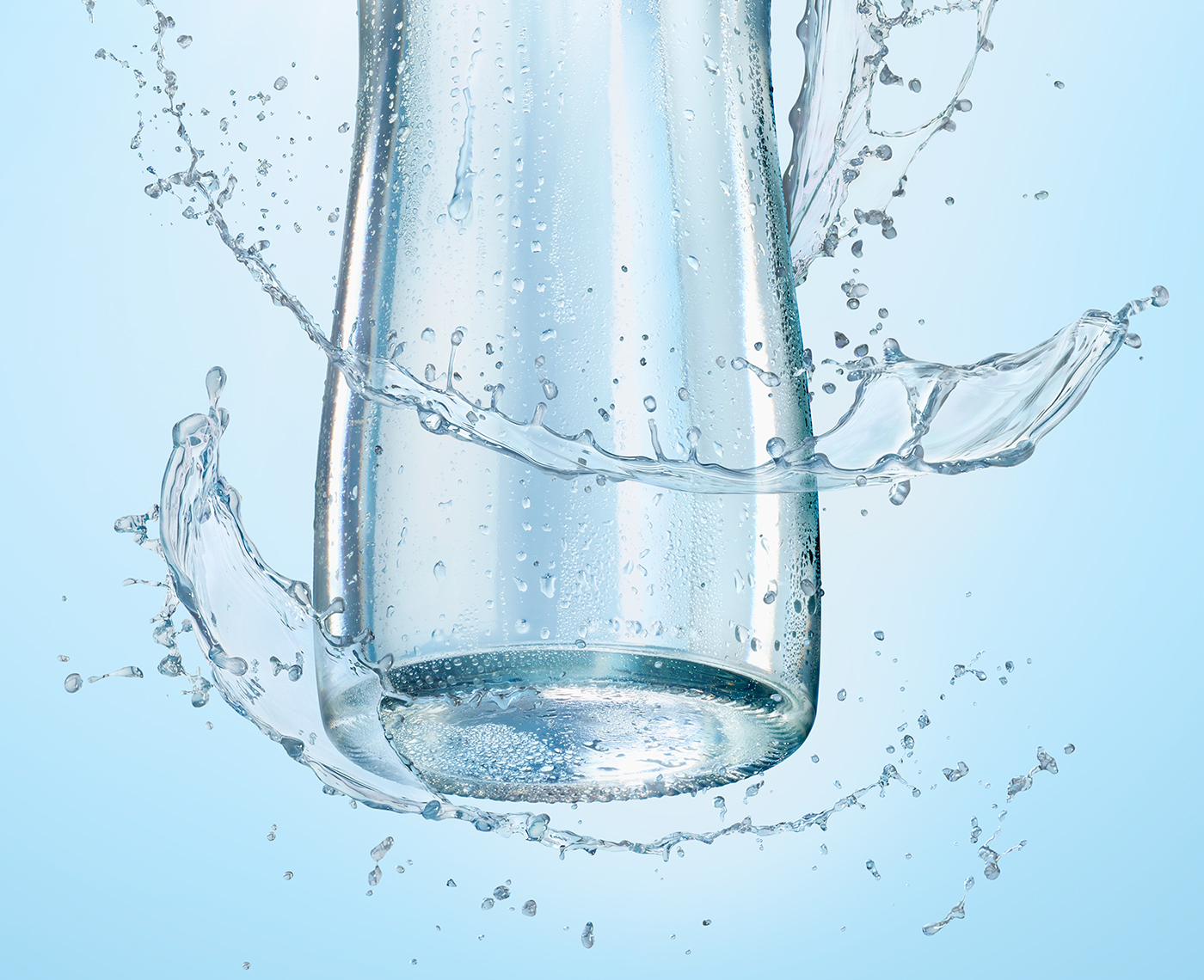 water bottle splash drups Liquid fles glas