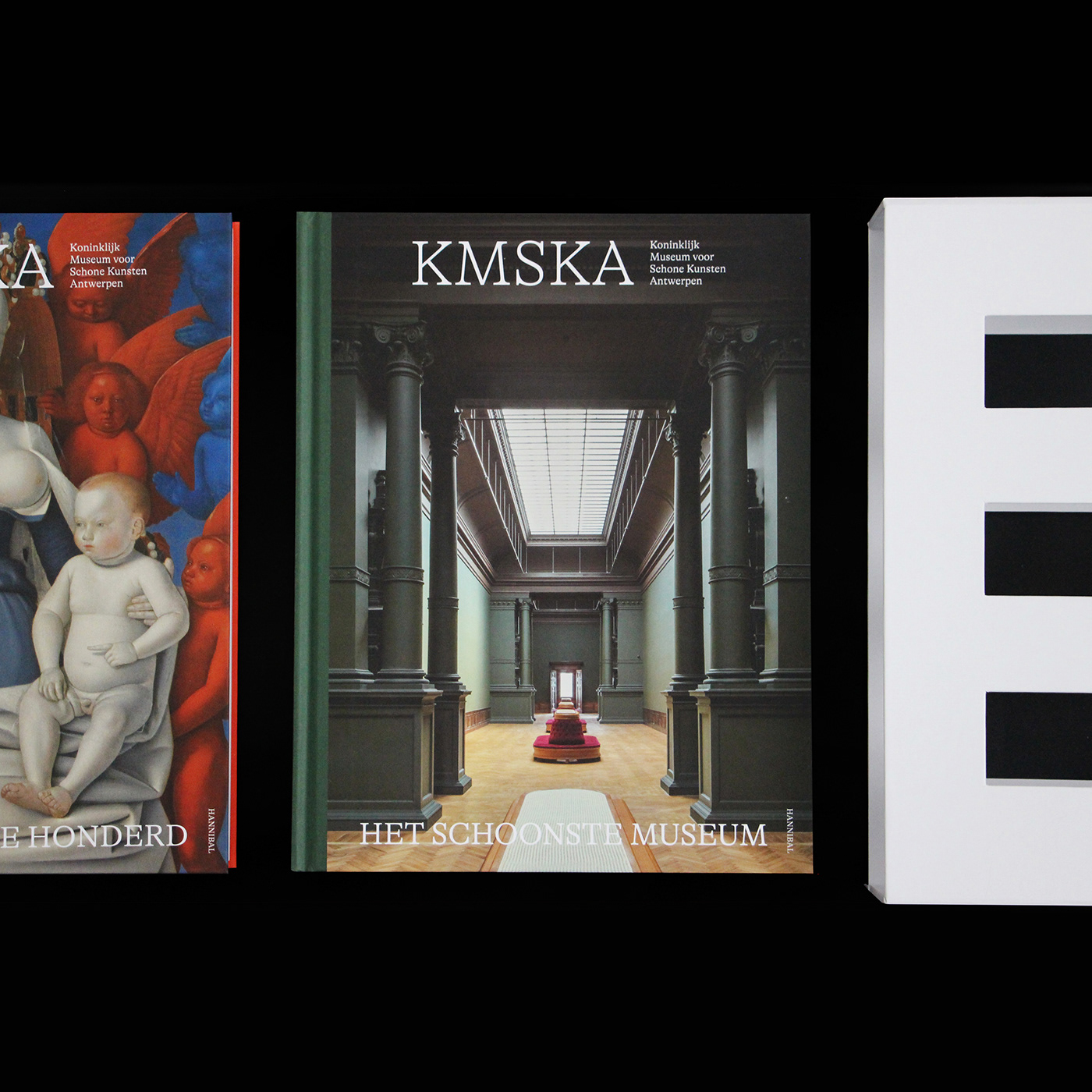 antwerp architecture book box book design book sleeve Catalogue diecutting KAAN architecten kmska museum