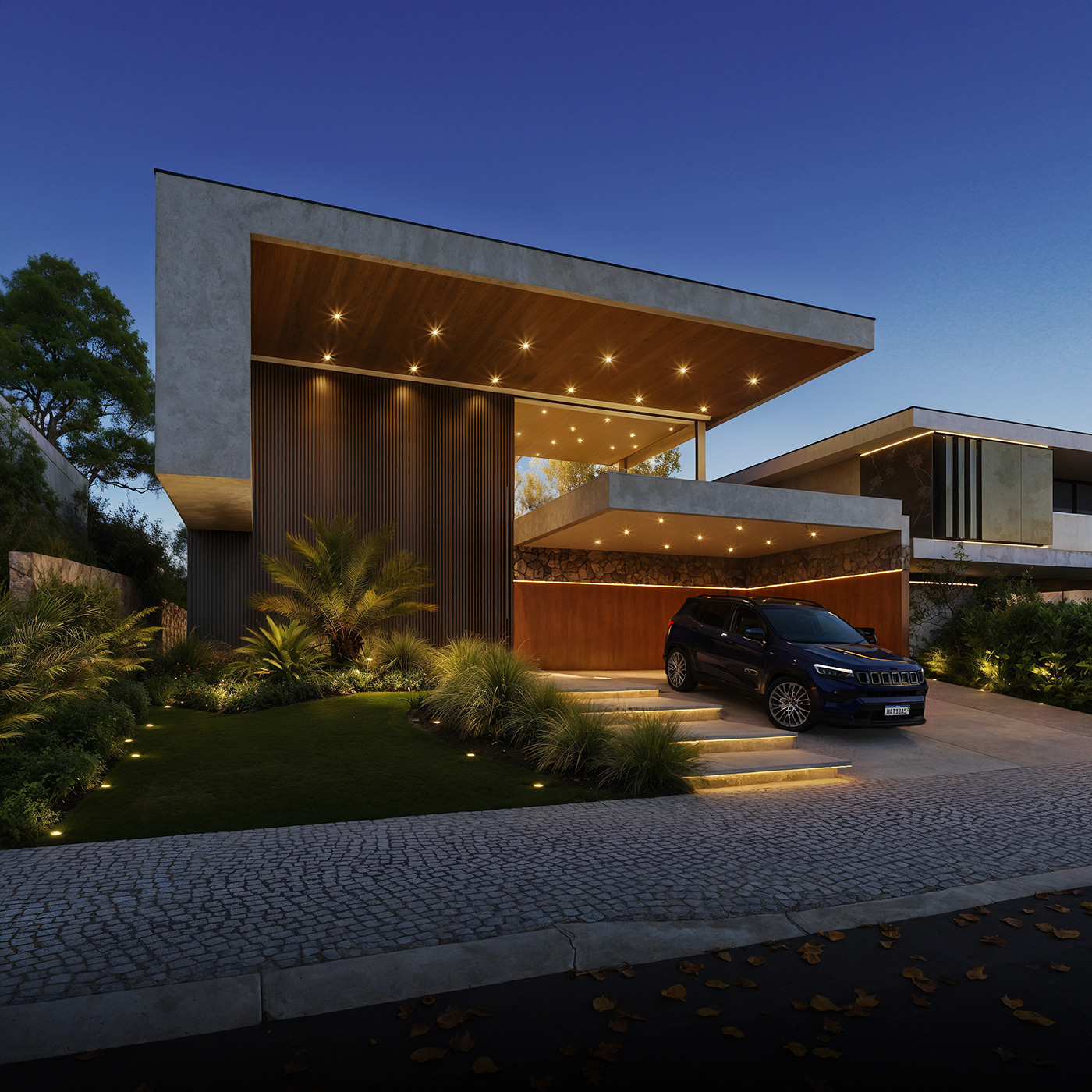 3ds max architecture Render visualization interior design  modern exterior 3D archviz corona