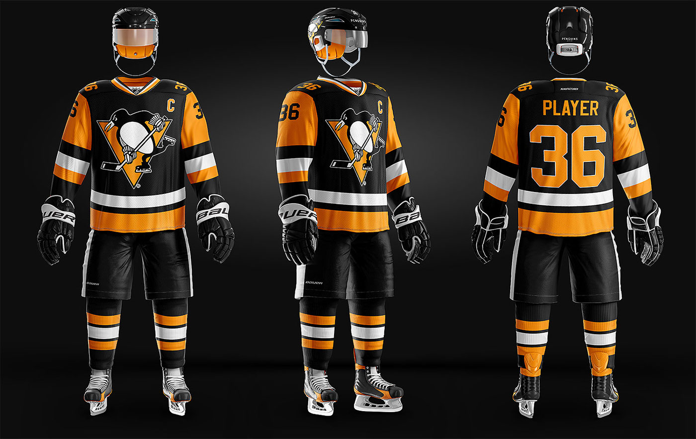 Templates - Miscellaneous - Clothing - Ice Hockey Offical NHL Outfit