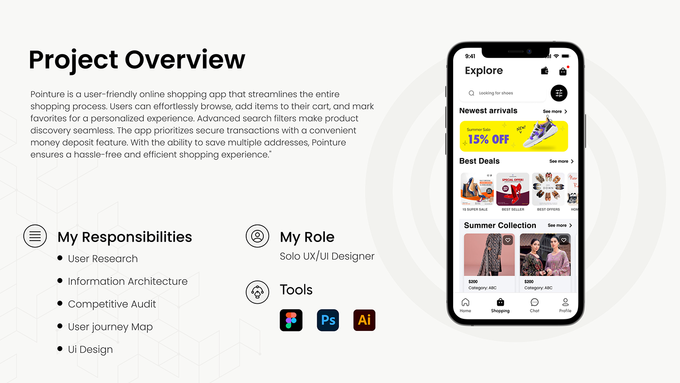 Mobile app UI/UX user interface app design application Figma yellow and black business brand identity design