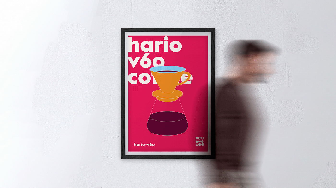 #coffee coldbrew brand package brew graphic design  branding  ILLUSTRATION  poster