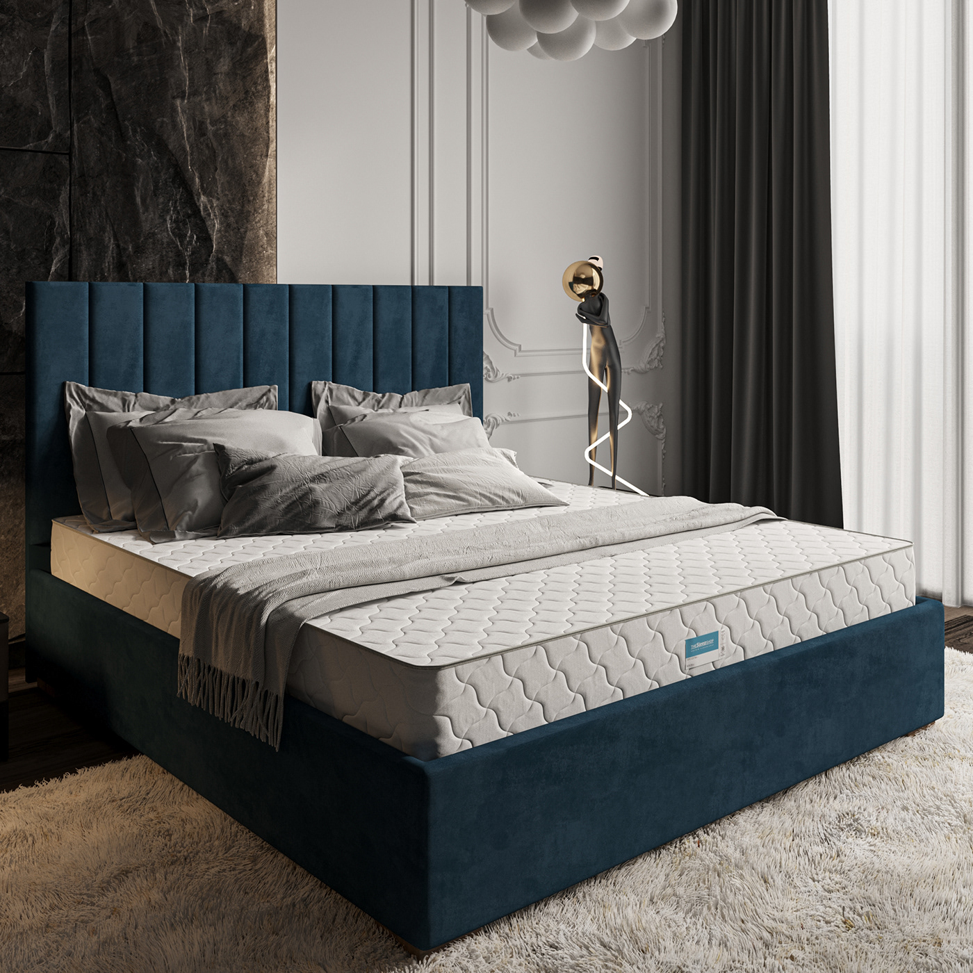 bed interior design  mattrass mattrasses mood Vizualization