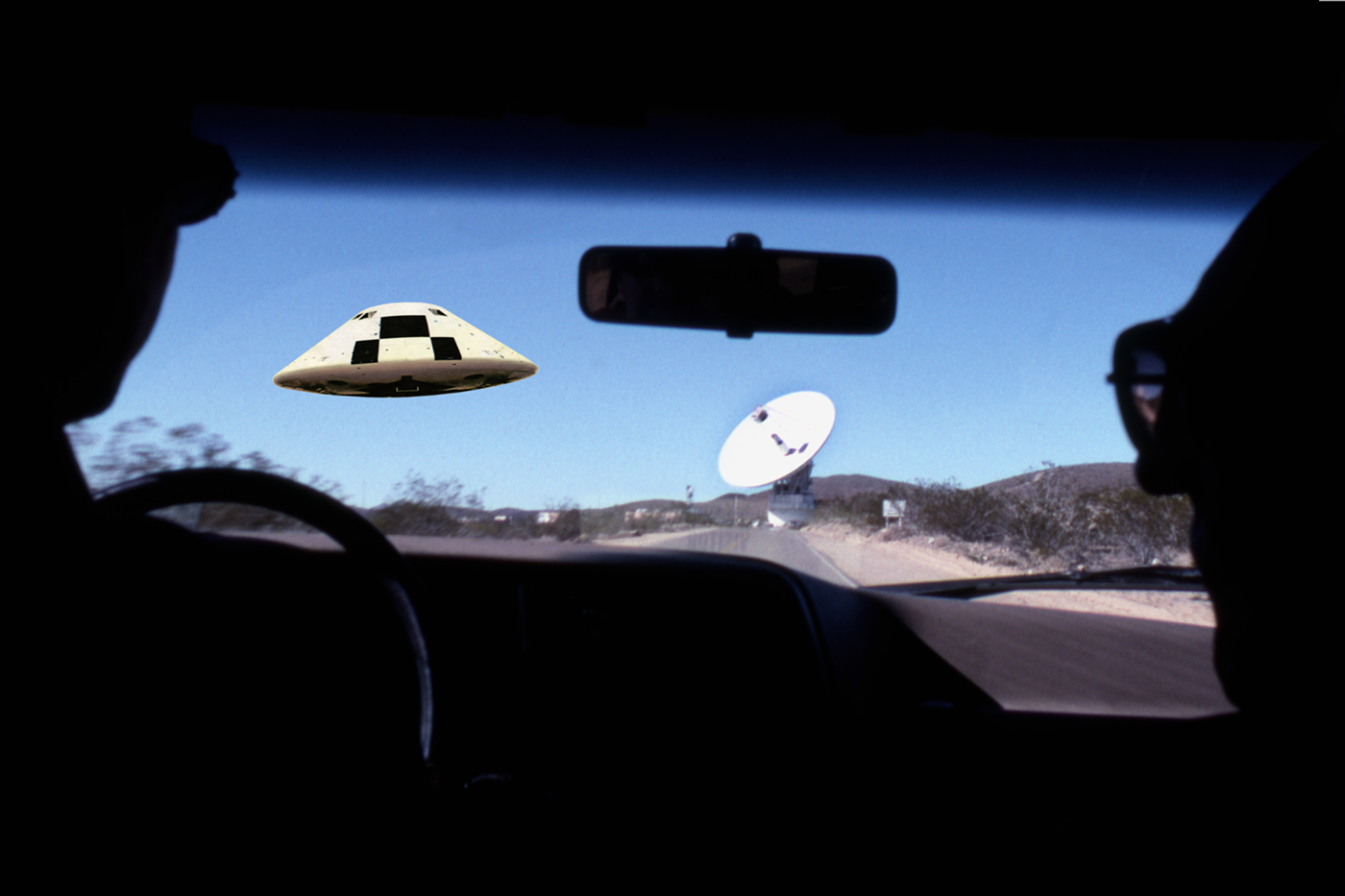UFO imagination art Retro pop culture series unexplained unexplained phenomena David Jordan Williams Victor Raphael