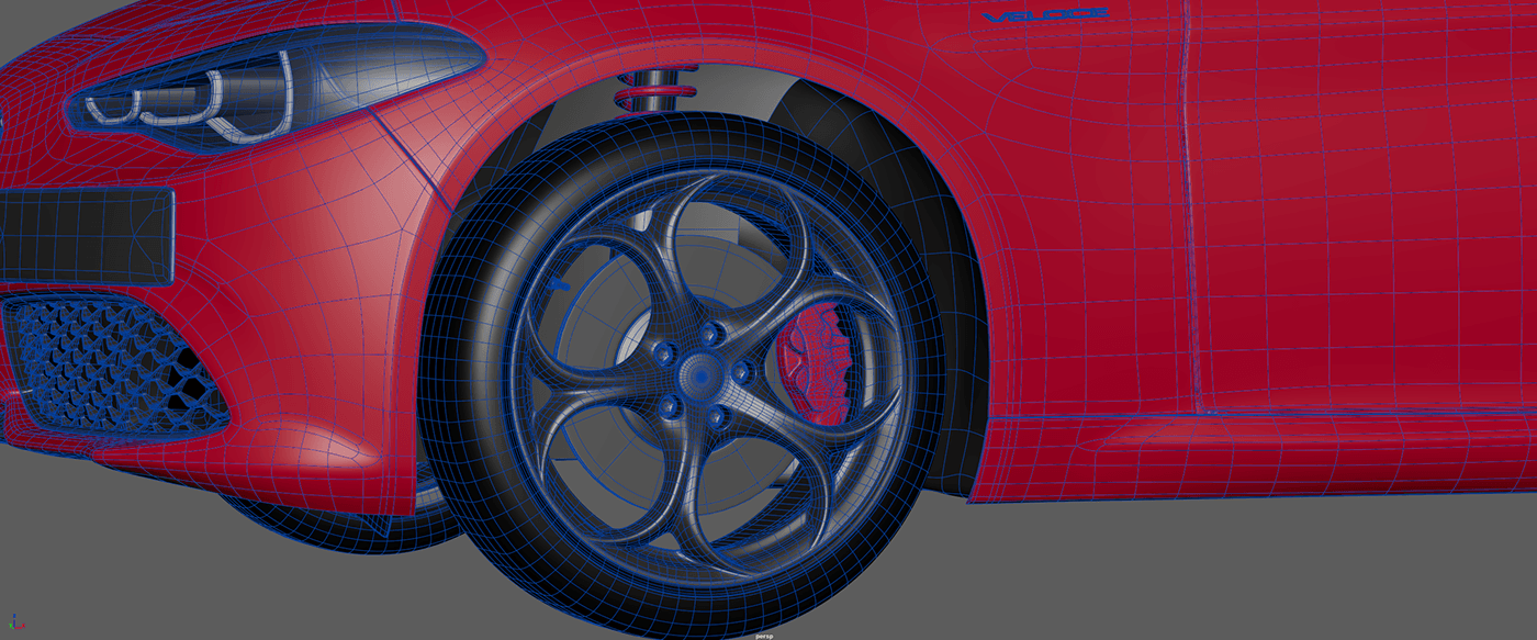 car automotive   3D visualization Render