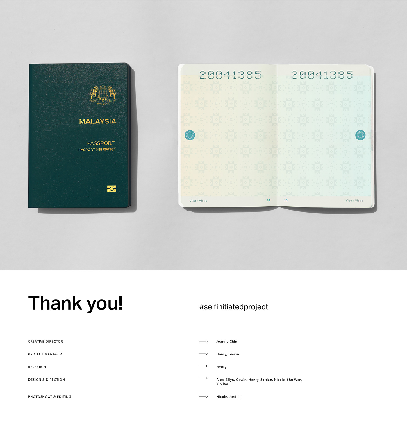 malaysia Passport editorial graphic design  Printing redesign Travelling selfinitiated project
