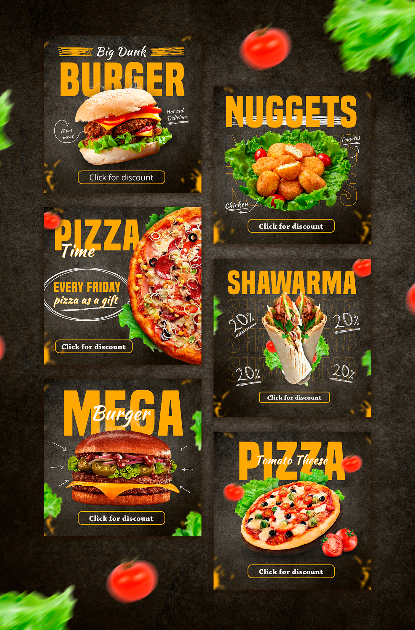 ads Advertising  banners burger Fast food Food  poster Poster Design posters Social media post