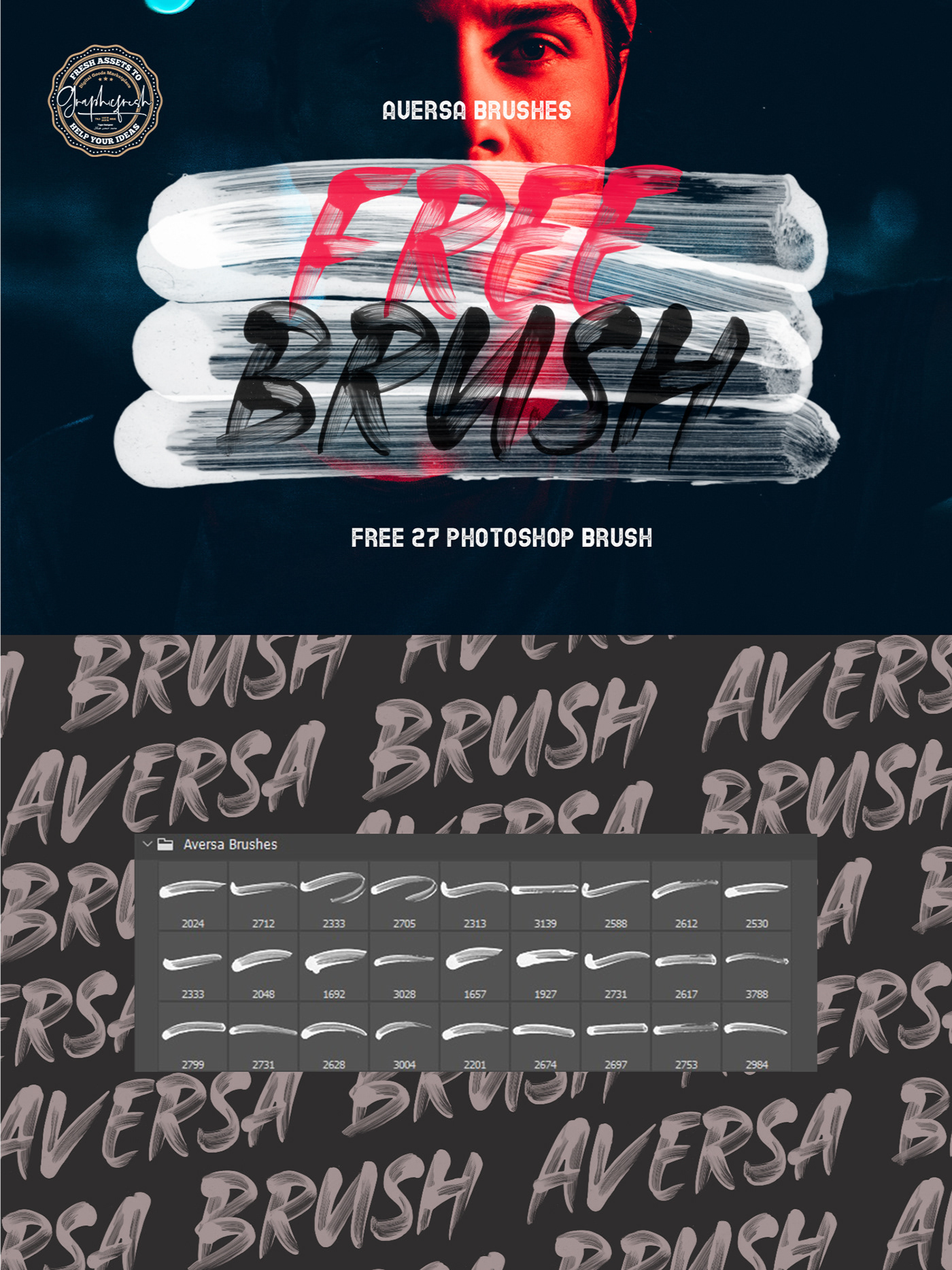 free freebie photoshop PS brush brushes hand drawn svg texture font