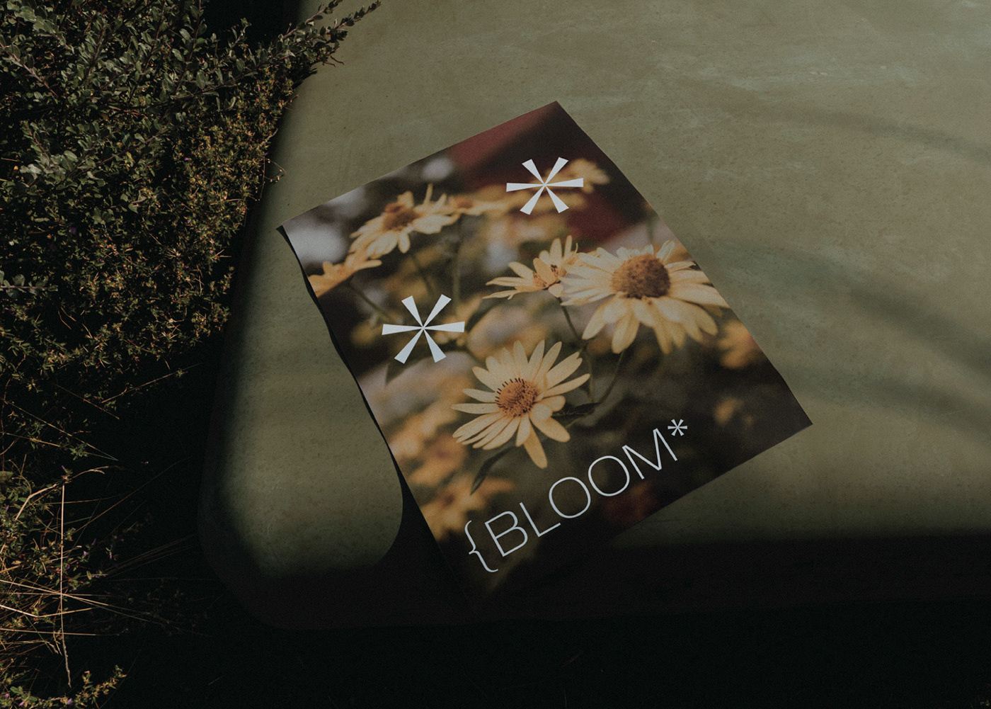 branding  bussiness card design Flowers green invoice logo minimalist typo typography  
