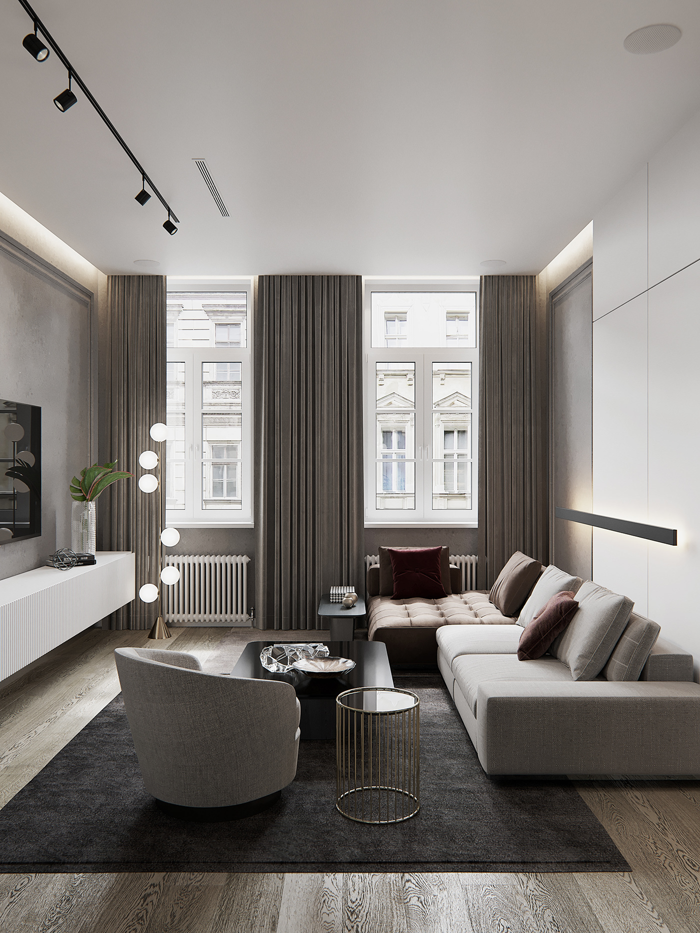 Pechatnikov печатников vizu ganzha design visualization Render coronarenderer Interior