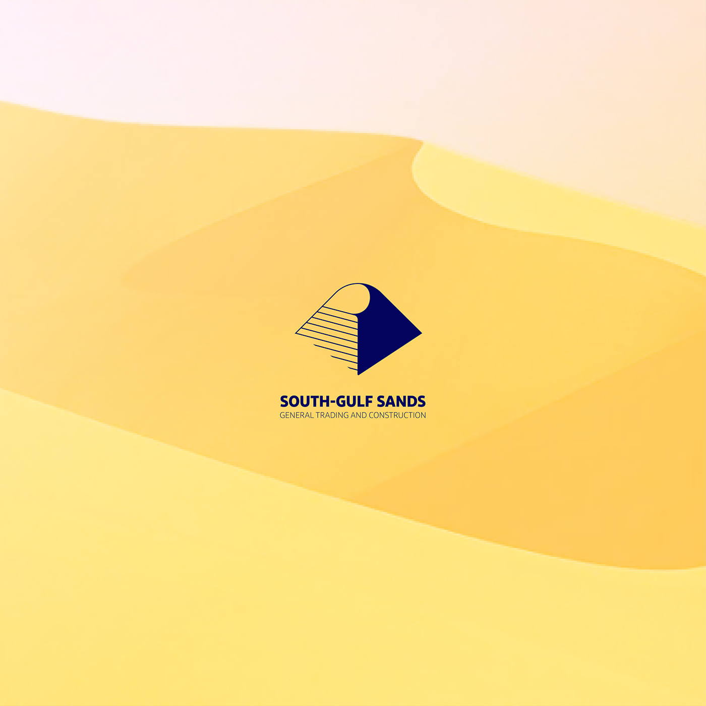 blue brand identity branding  desert dune golden logo navy sand visual identity