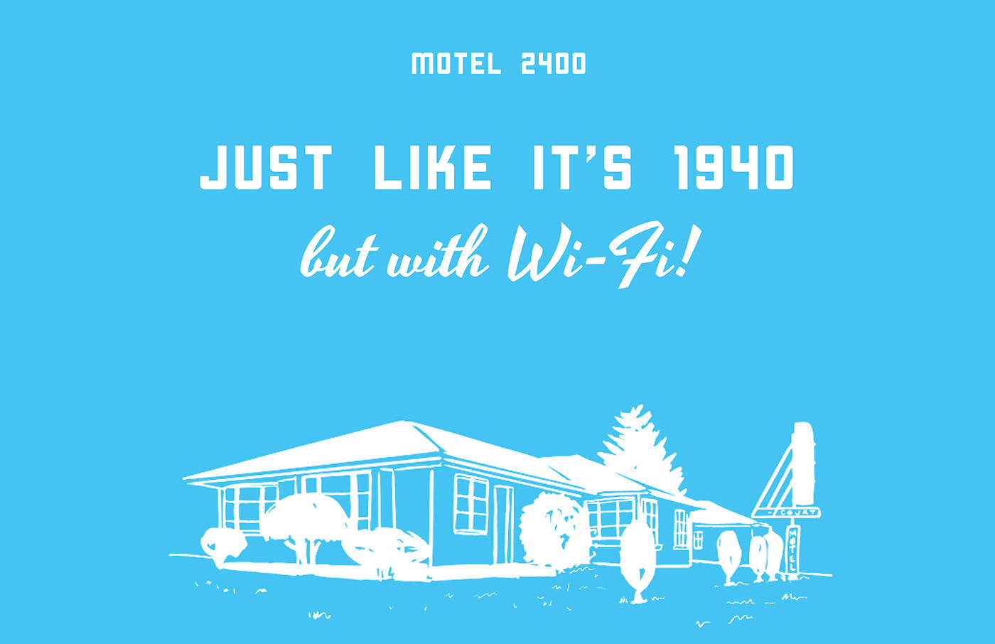 motel nostalgia Retro ILLUSTRATION  vintage type design hotel