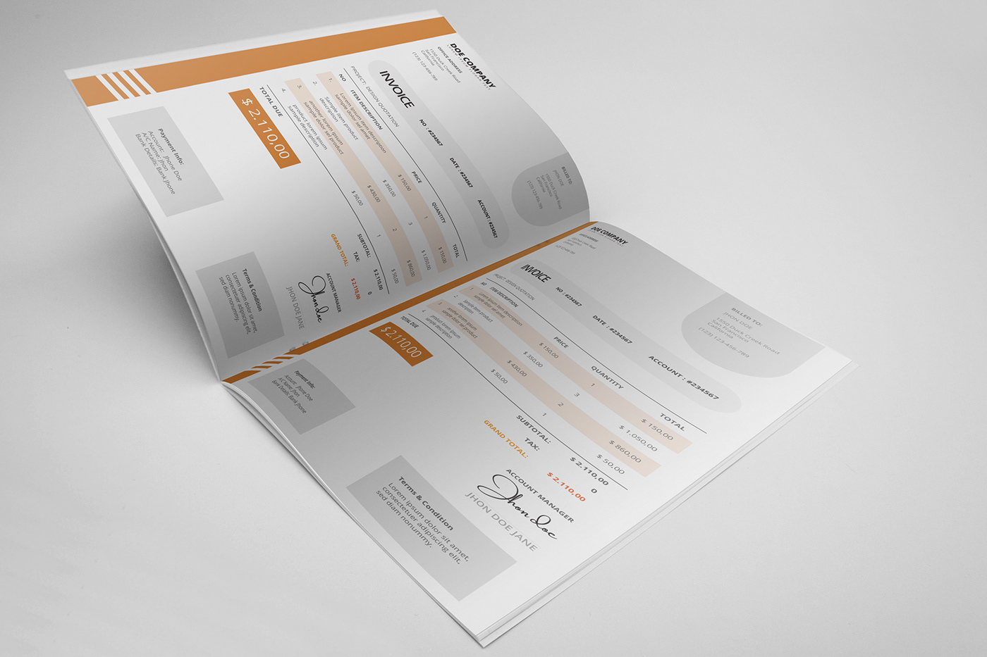 invoice Invoice Design invoice mockup brand shop invoice brand invoice flyer brochure brochure mockup