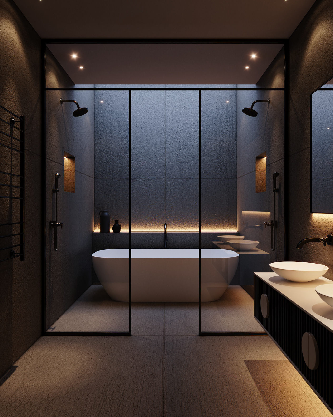 3D 3ds max architecture archviz bathroom CGI corona Interior Render visualization