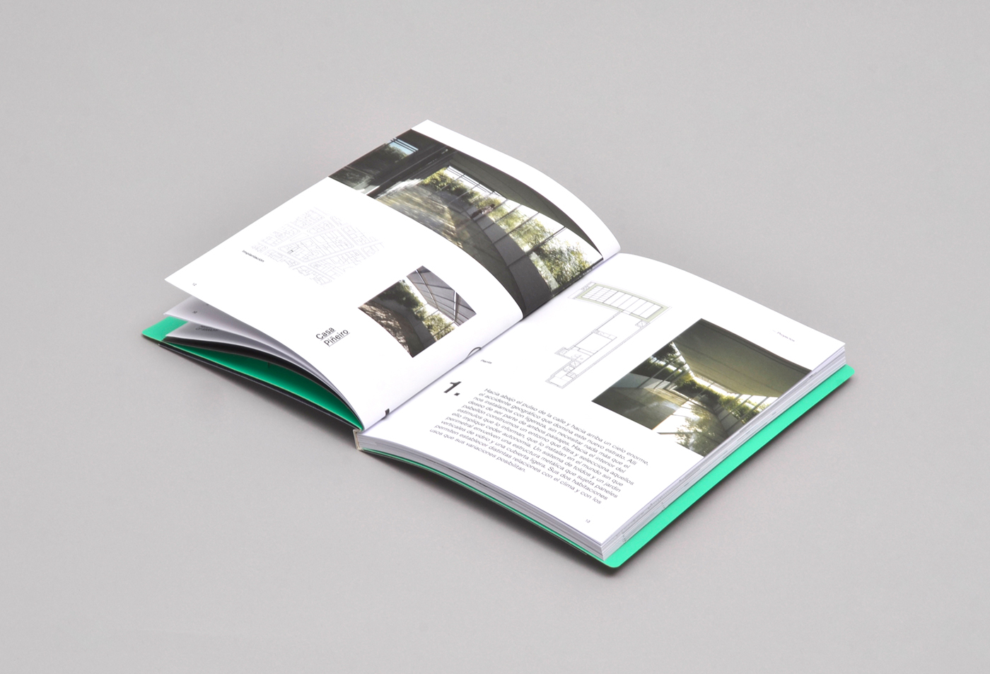 architecture print magazine book conceptual branding  minimal clean trendy