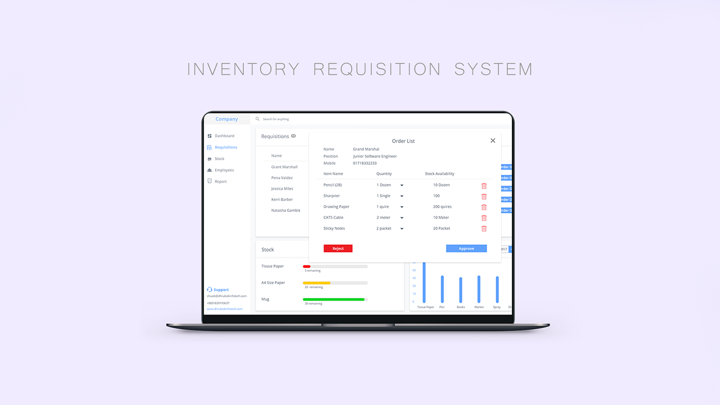 freebie dashboard management inventory Office power plant ux Interface interaction