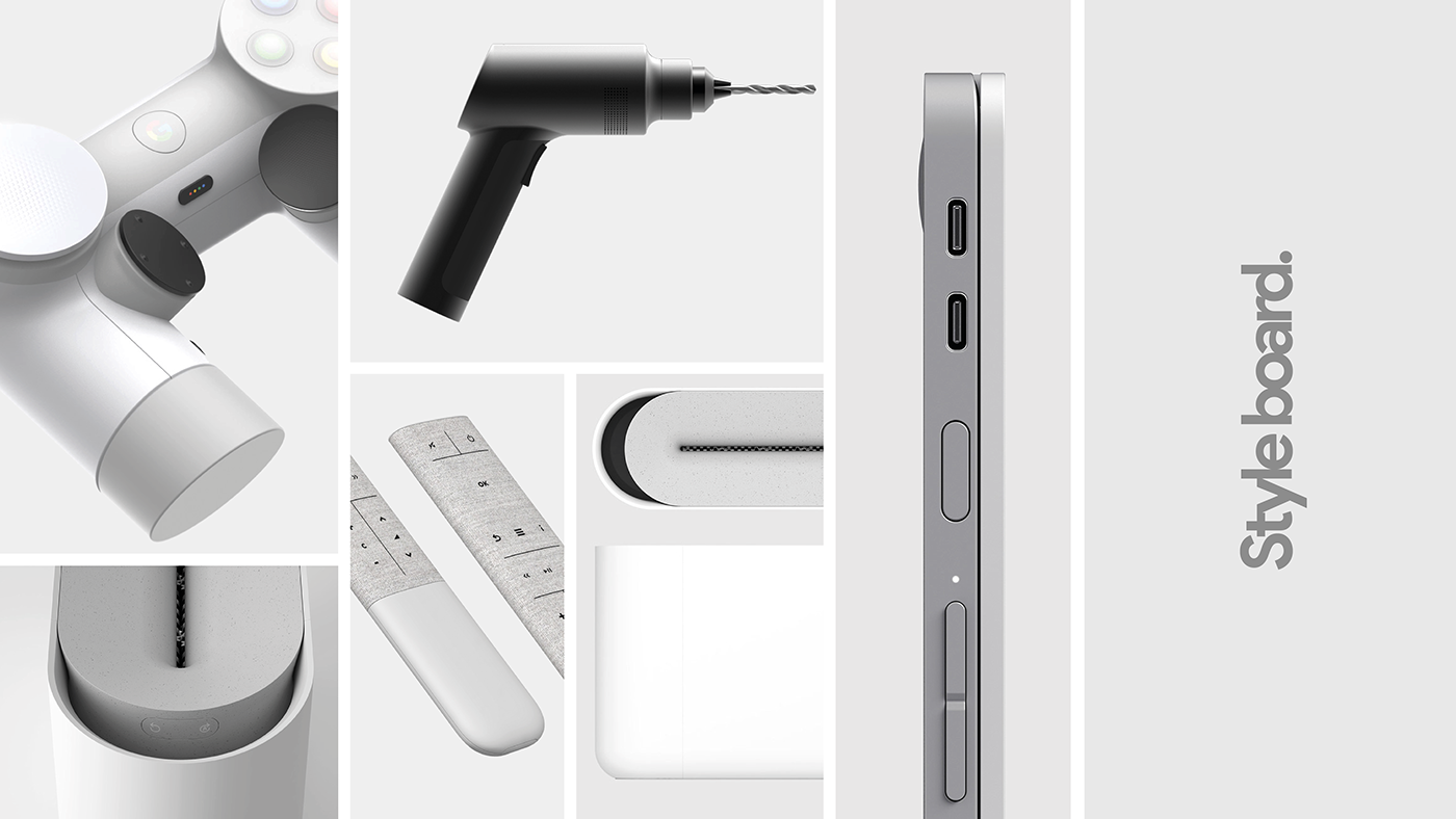 google chromecast Google Home Minimalism idustrial design product design concept keyshot