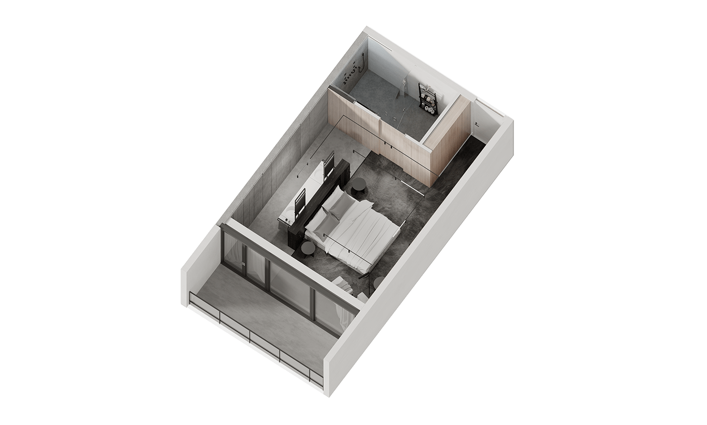 3D 3ds max architecture archviz hotel design hotelroom interior design  modern rendering visualization