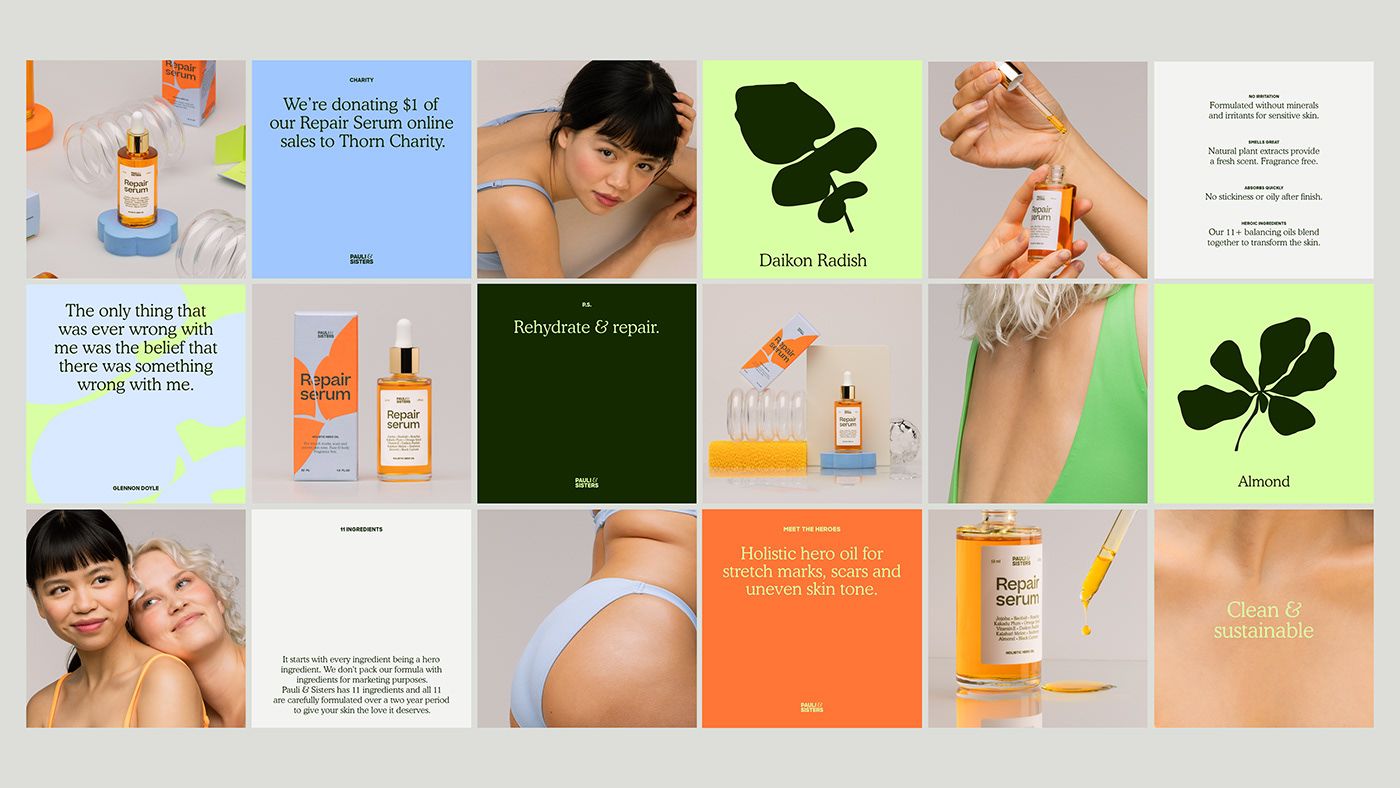 art direction  branding  cosmetics graphic design  organic cosmetics packaging design Photography  skincare visual identity Web Design 