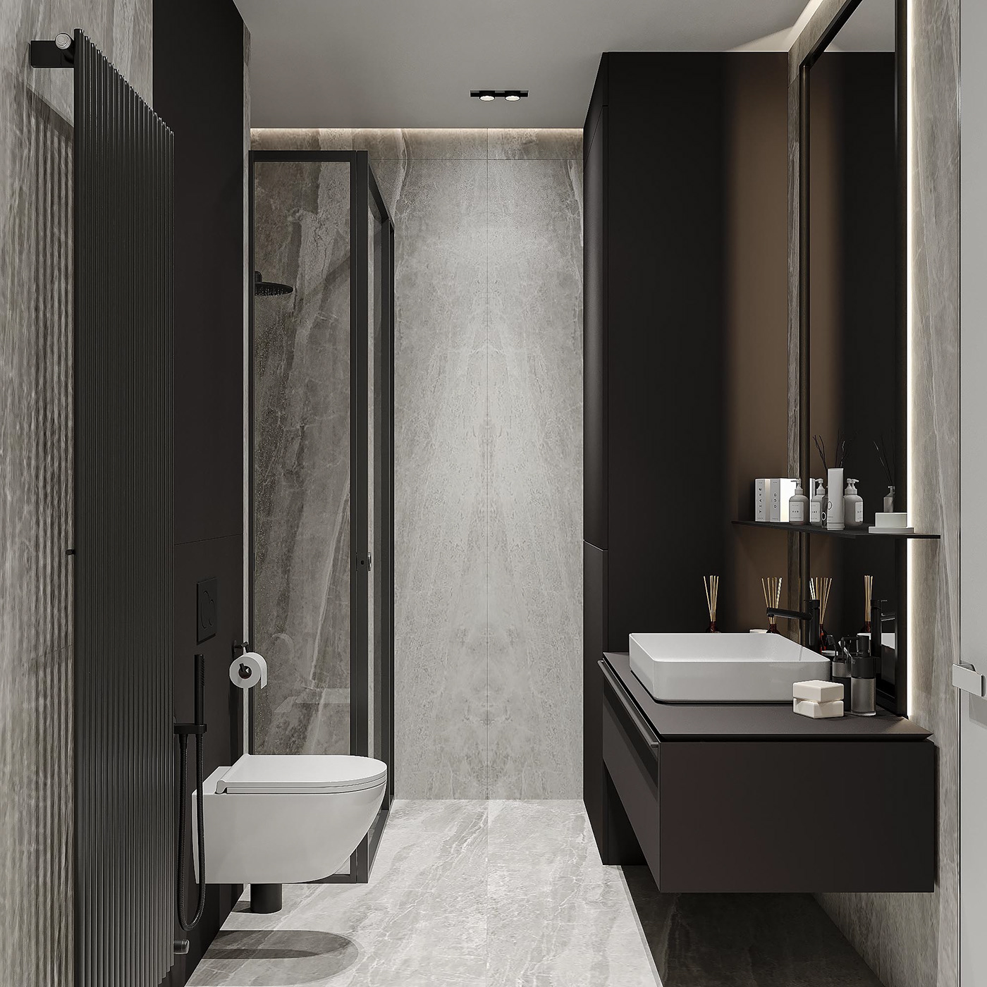 3ds max corona render  Interior interior design  modern design apartment
