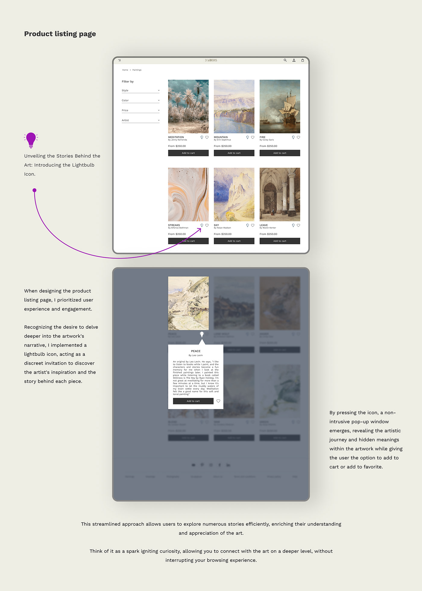 e-commerce Web Design  Website design UI/UX user interface landing page Figma artwork art
