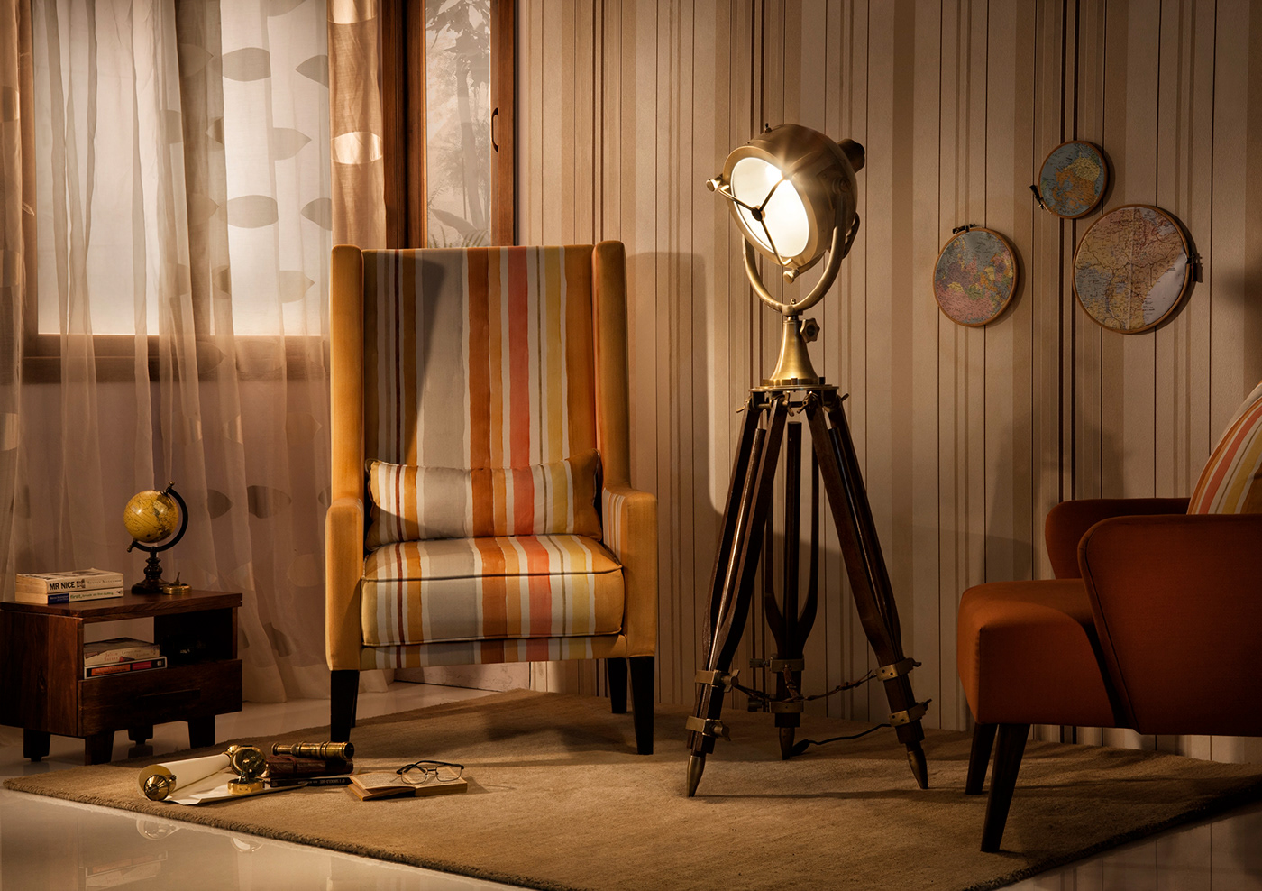 art direction  Creative Direction  Homes lamps production design stop motion urban ladder. video
