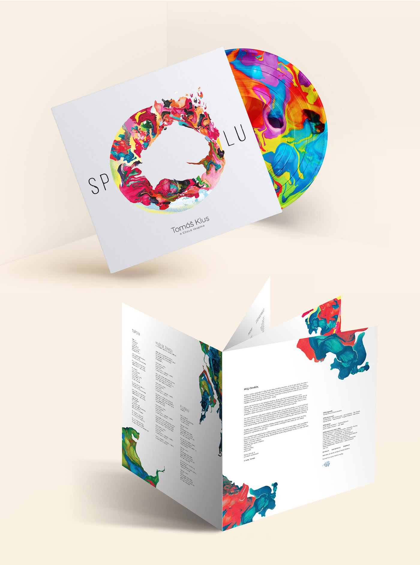 graphic design  poster music concert Album box Klus tomas ondrash visualpunker