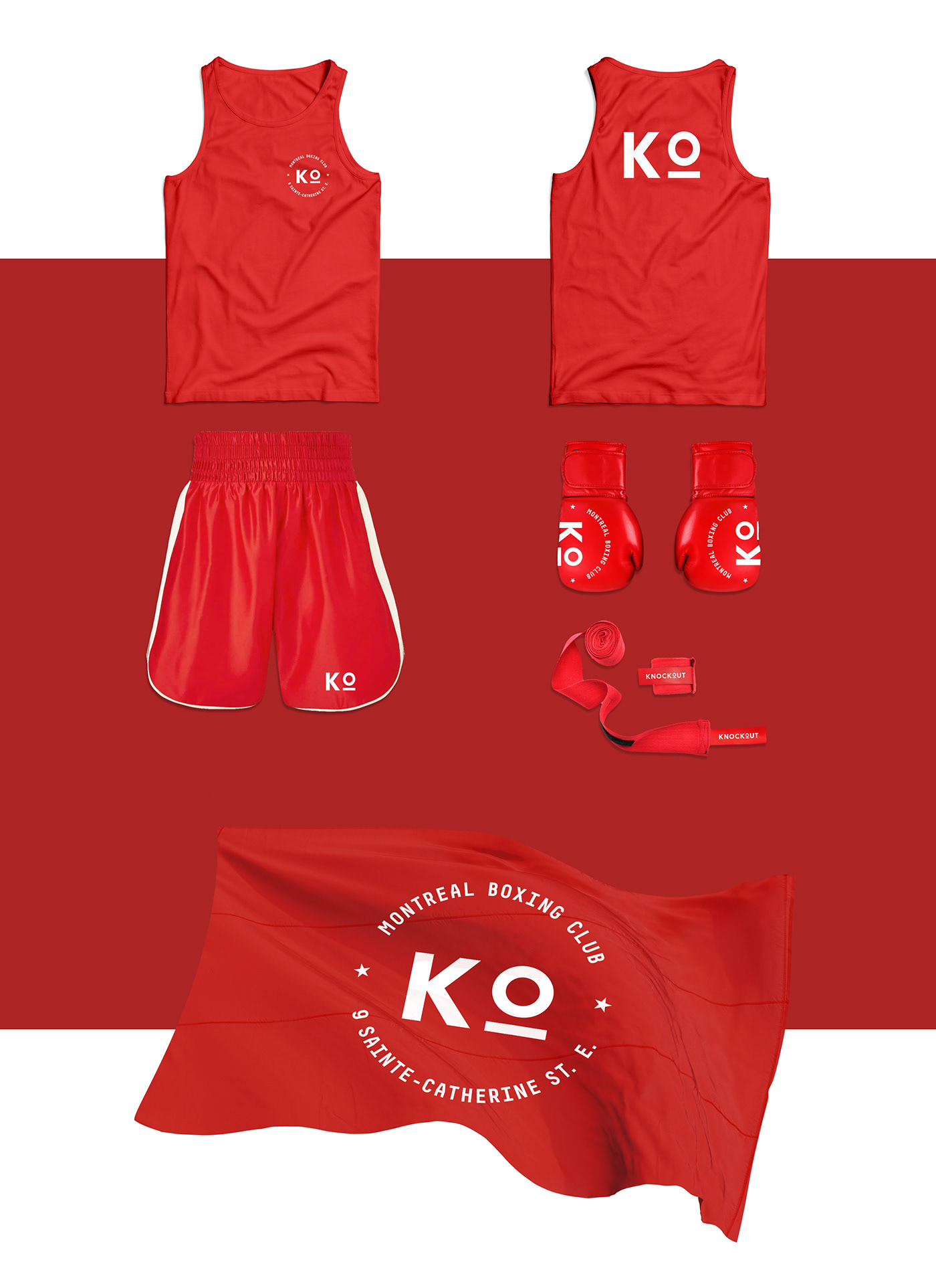 Boxing knockout branding sports typography identity brand identity visual identity poster Stationery