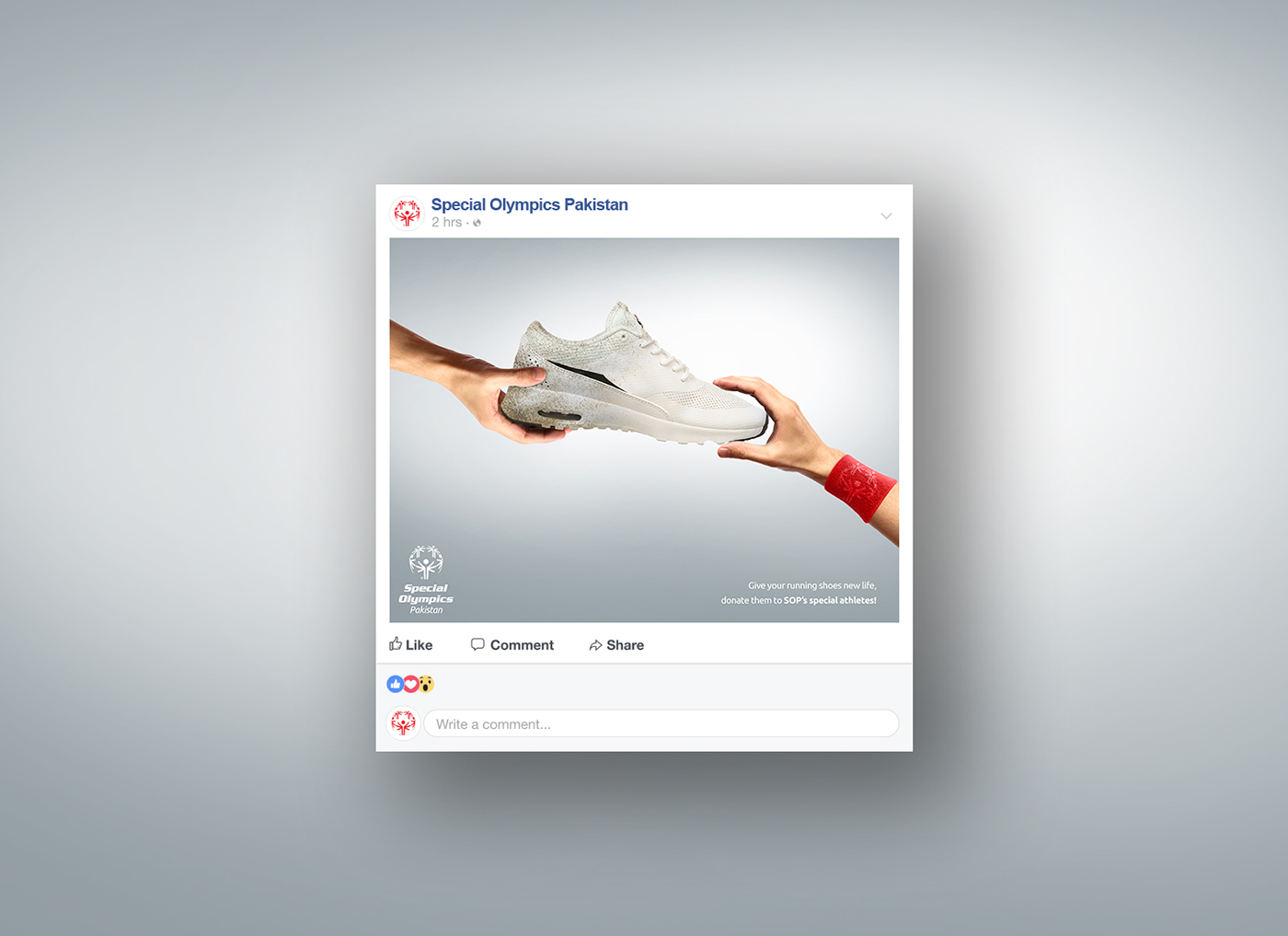 special olympics shoe donation Marathon print ad digital ad athletes poster flyer social media