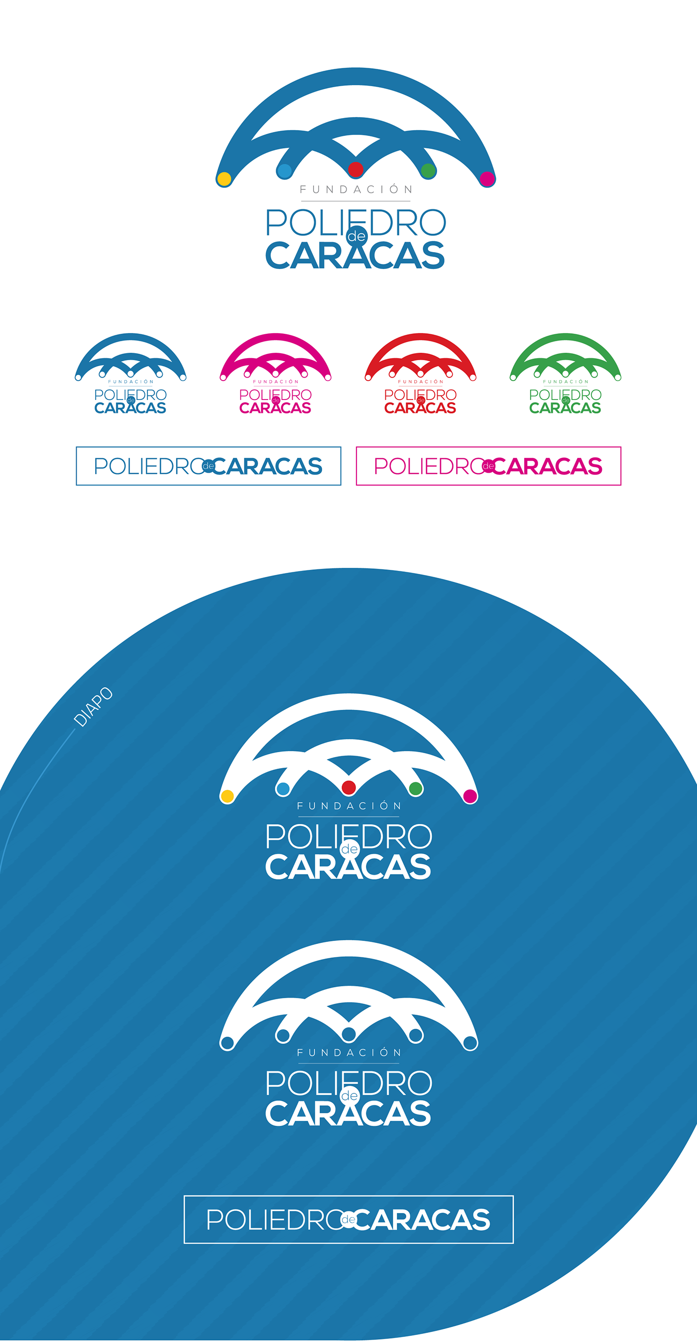 branding  logo caracas venezuela poliedro arquitectura design brand industrial