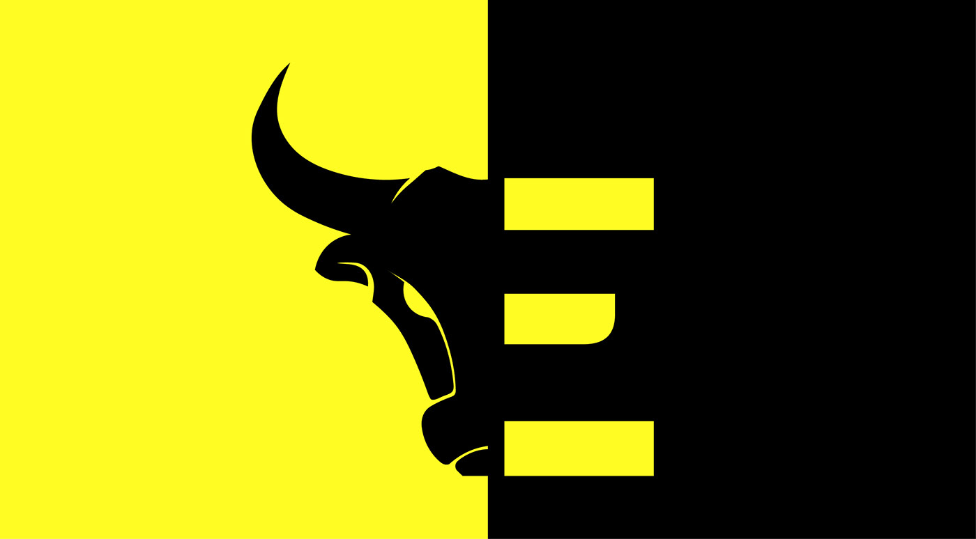 logo design graphic design  Icon mark symbol Logo Design bull animal bull icon