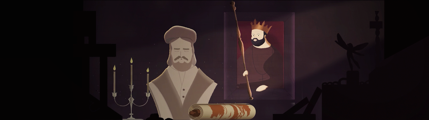 aftereffects animation  art church city history ILLUSTRATION  museum Portugal religion