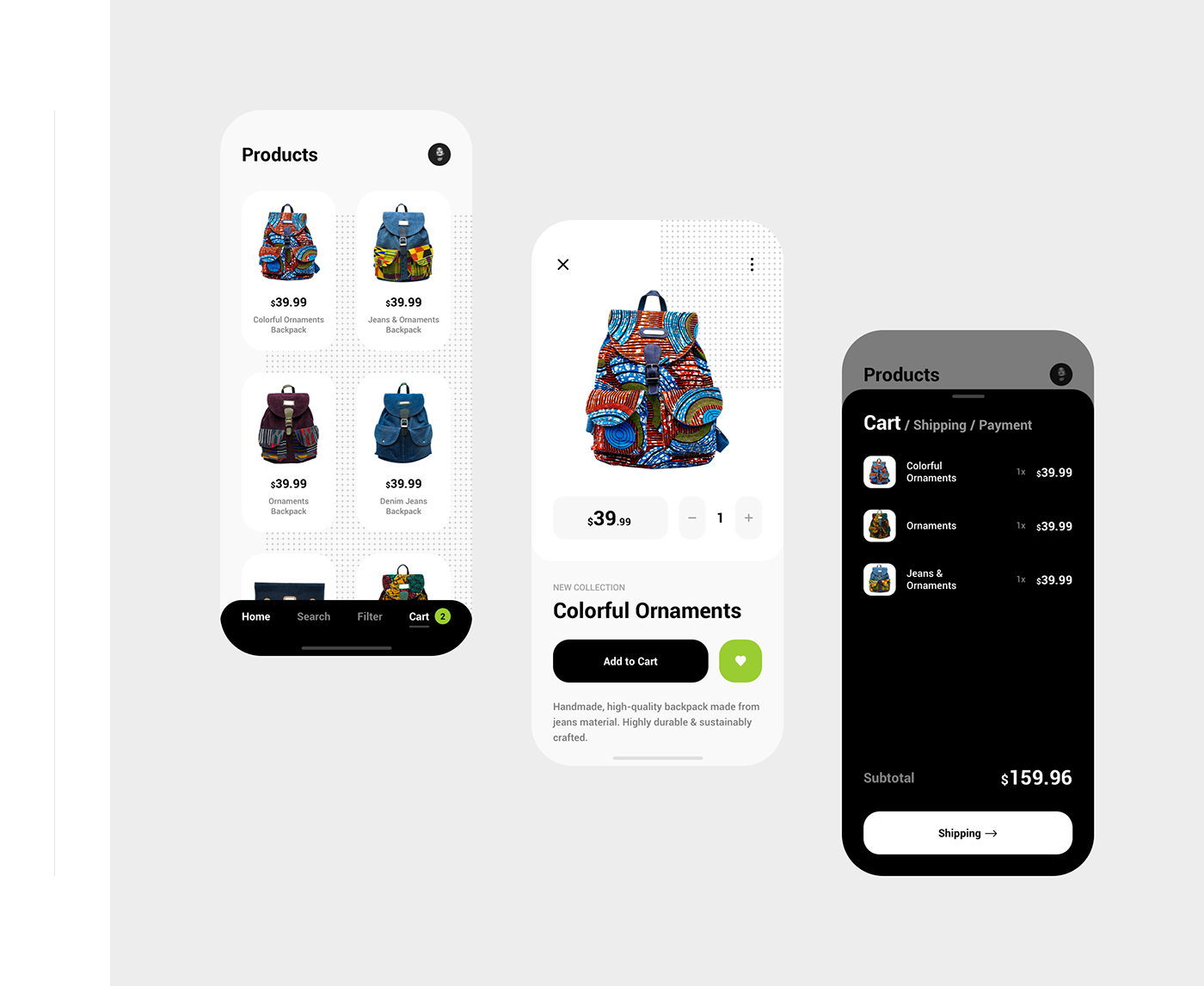 Ecommerce africa UI ux branding  mobile motion app design Website interaction