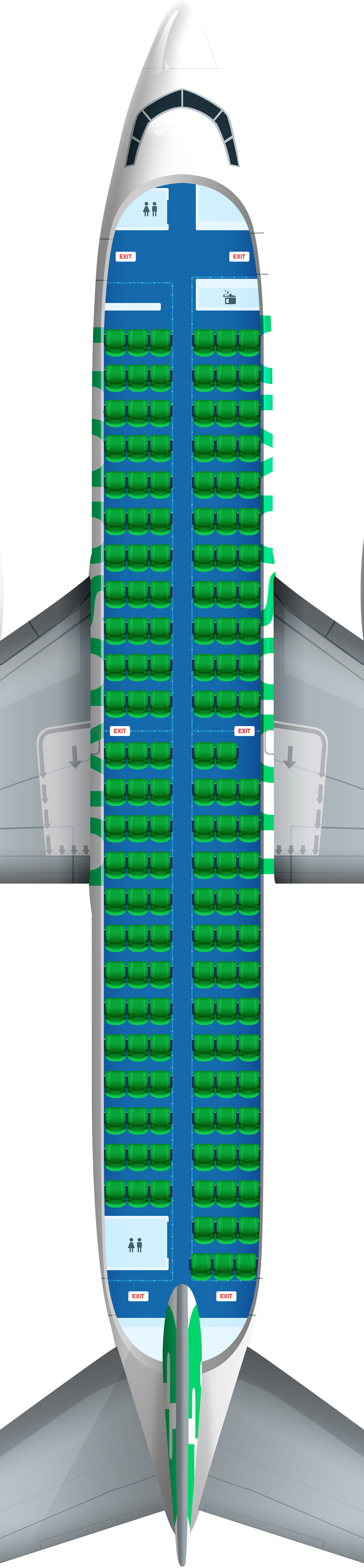 airline airplane Booking Tool ILLUSTRATION  interface design maps seat map seating Transavia ui design