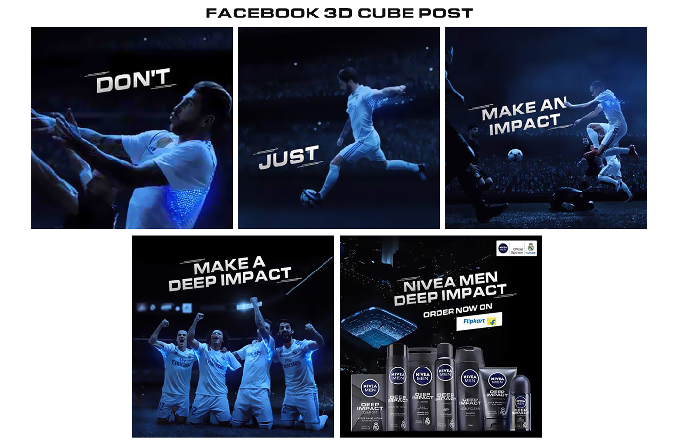Nivea niveamen Real Madrid sport nivea india social media facebook 3d post