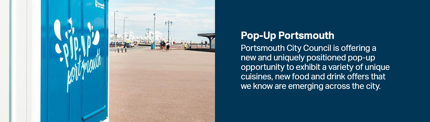 portsmouth Pop-up restaurant Pop-up kiosk Food  Retail Portsmouth City Council