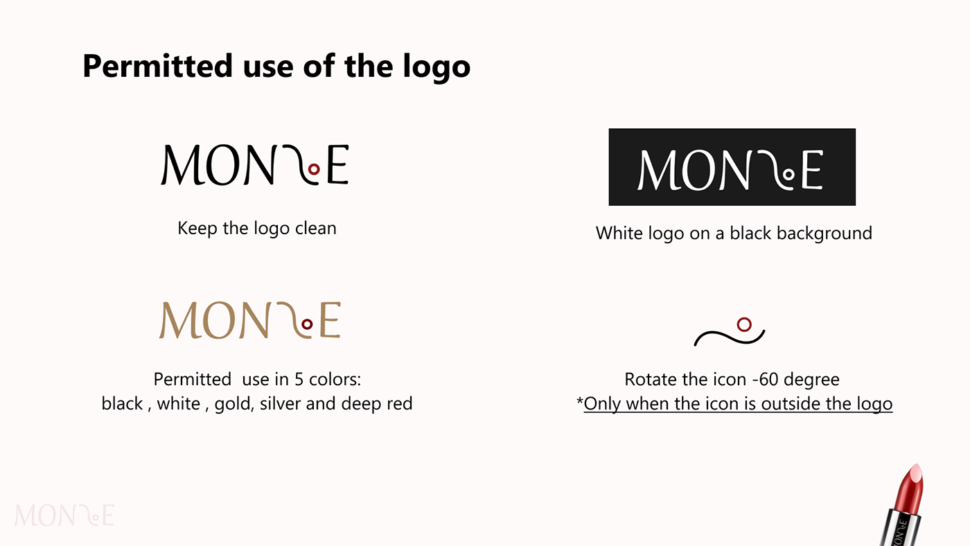 lips cosmetics branding  Graphic Designer Logo Design beauty photoshop adobe illustrator Mackup logo
