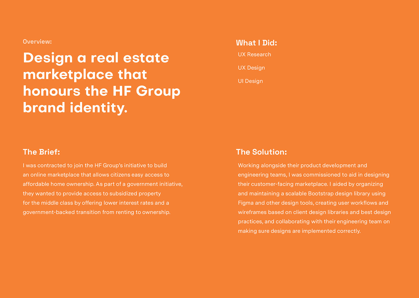 brand identity design real estate UI user interface Web Design 