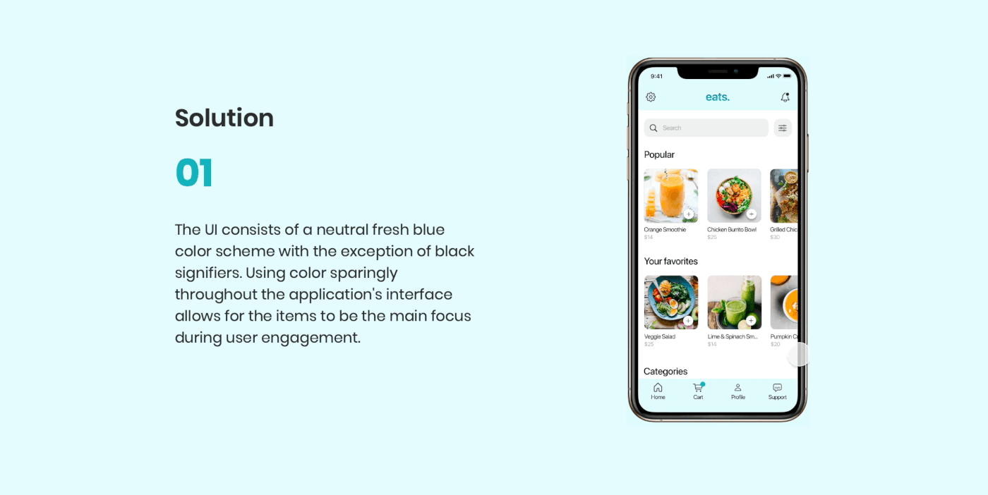 Figma food app Mobile app UI UX design Case Study