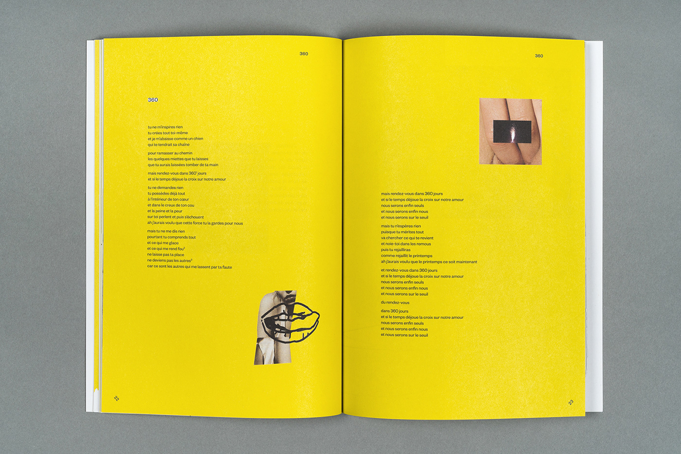 Album vinyle music Montreal albumart Zine  Booklet book yellow collage