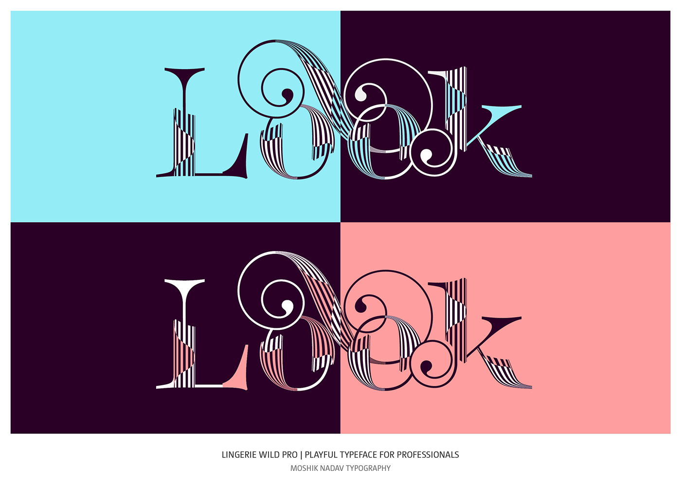 Typeface fonts font logo Logotype ampersand ligature Swashes Fashion typography type