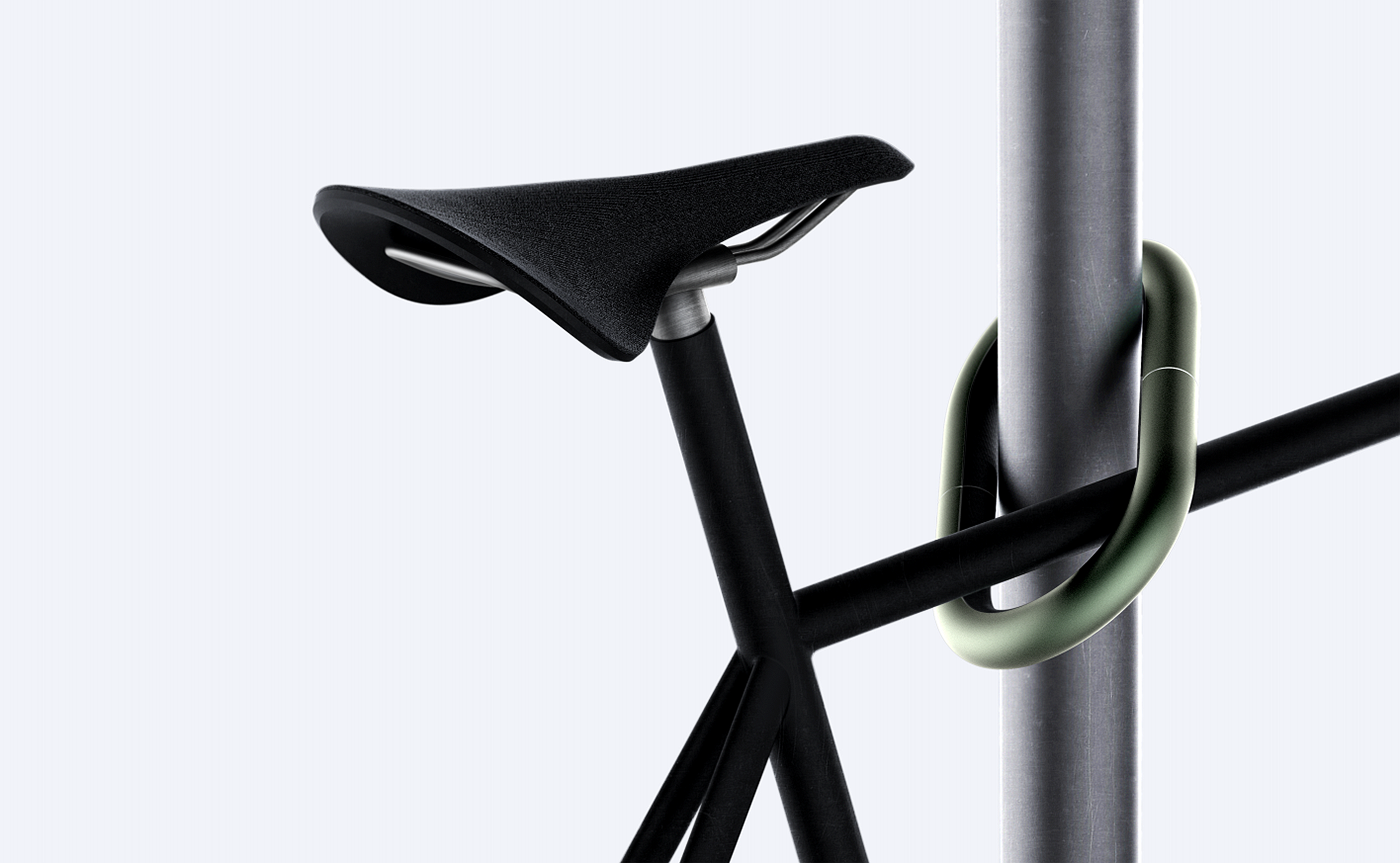 design Bike product Solidworks Key shot steel New York lock Usability simple