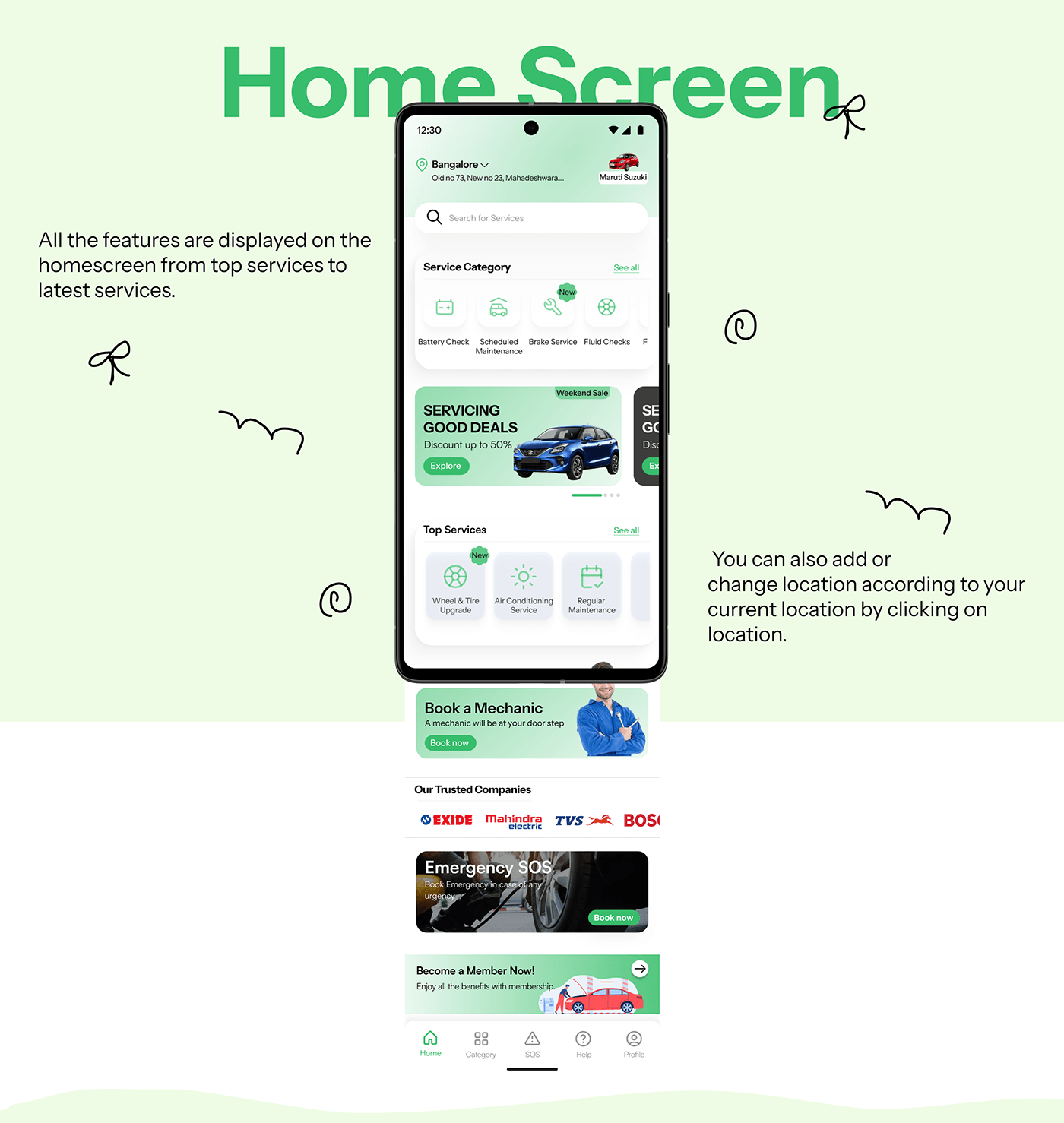 Figma ui design Mobile app app design uiux android design