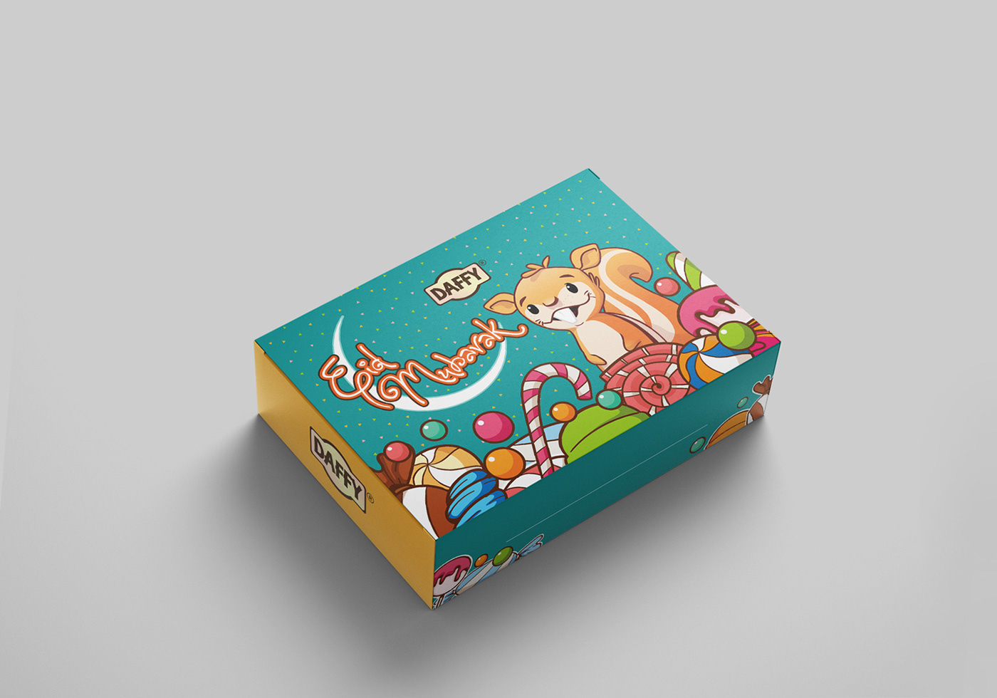 box design candles Confectionery Eid gift Packaging ramadan sweet