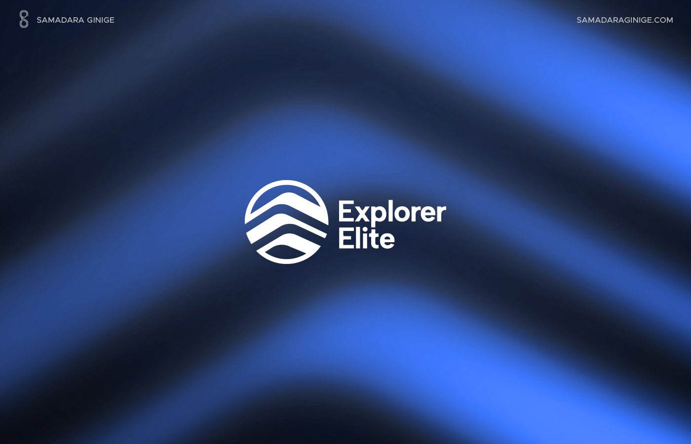 explore Travel ai logo design brand identity simple modern samadaraginige