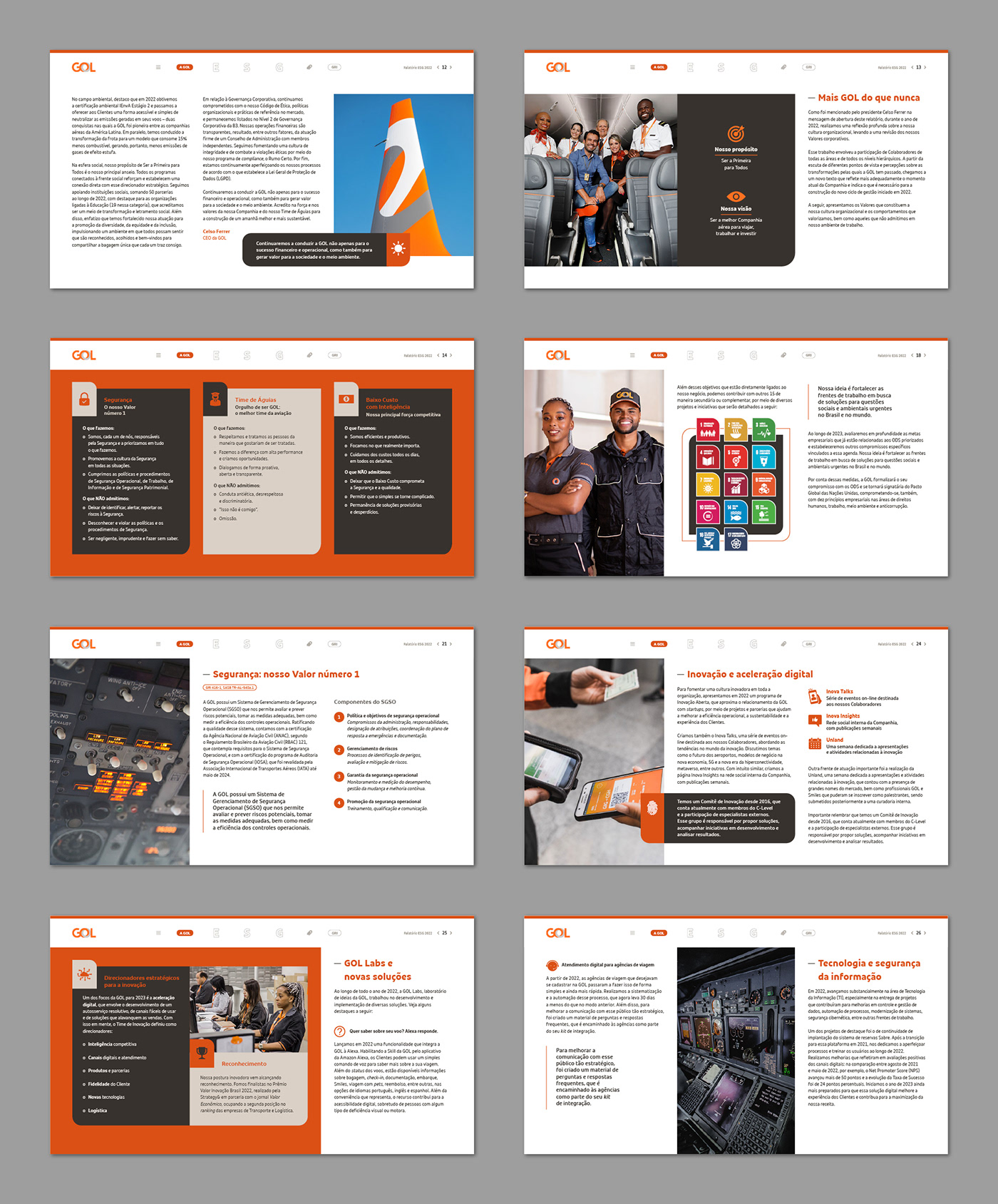annual report ESG sustentabilidade Relatório diagramação editorial design  projeto gráfico L7 Design report