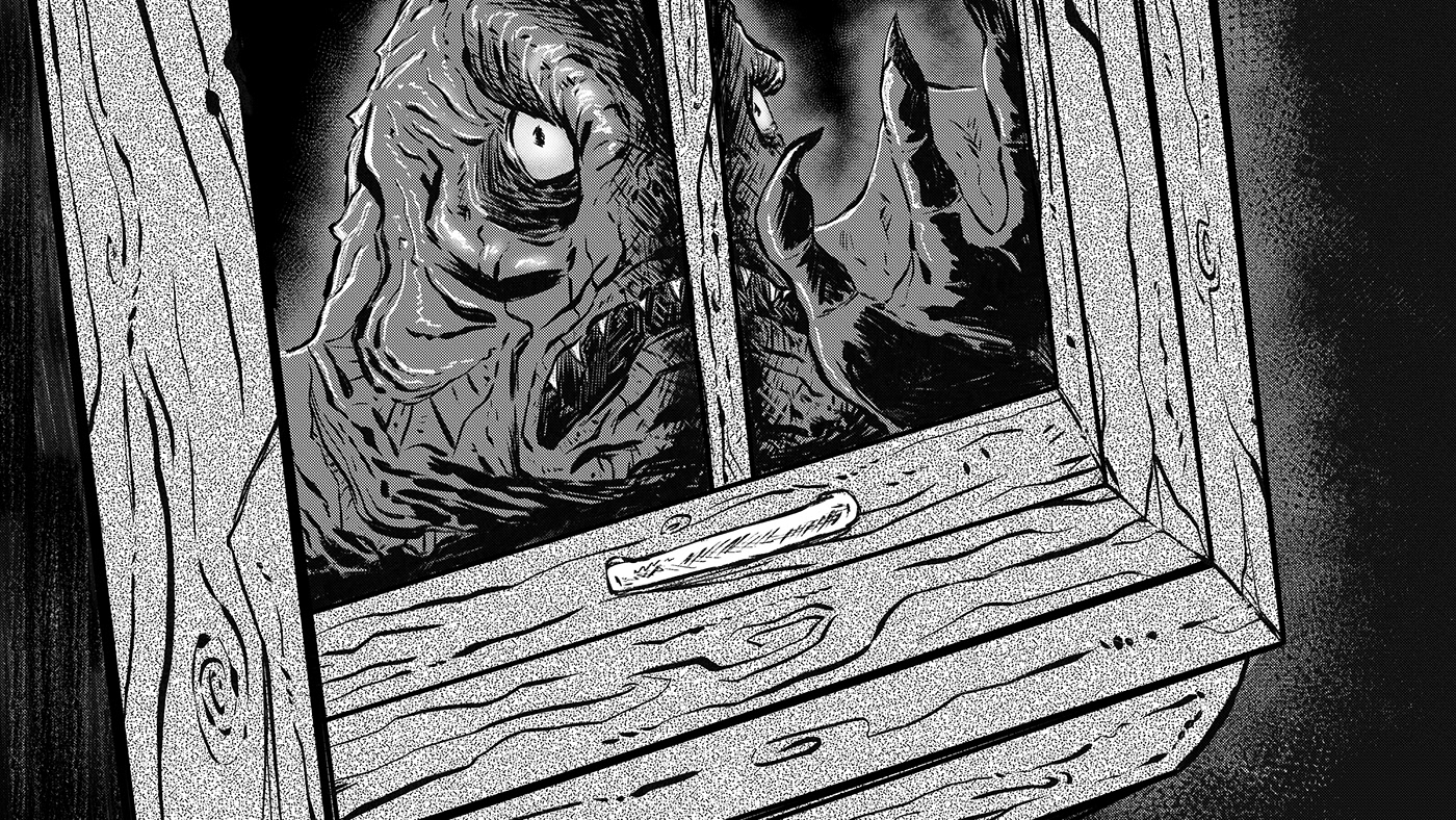 lovecraft horror Digital Art  ILLUSTRATION  cthulhu monster creature fantasy concept art digital illustration