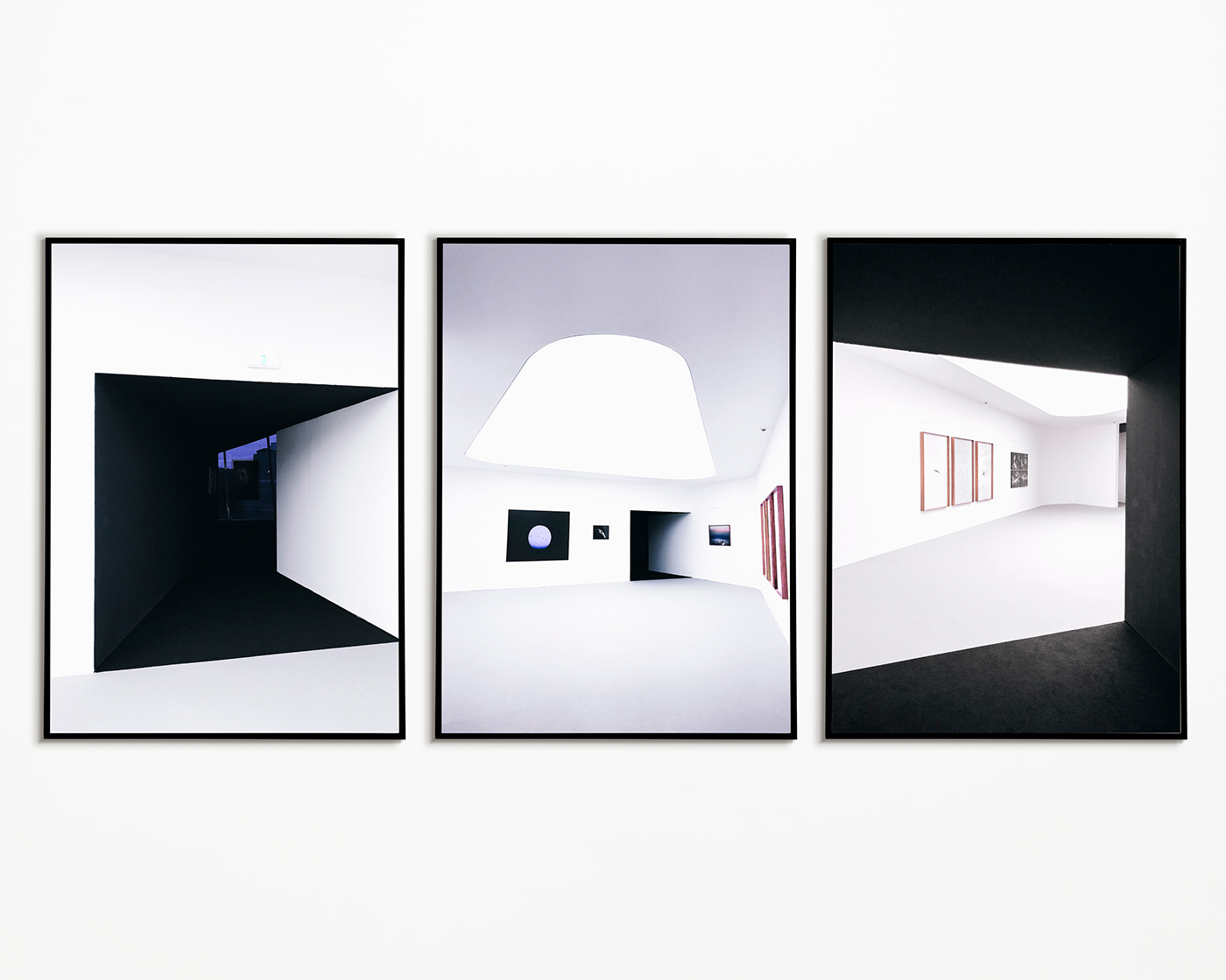 minimal minimalist White Neutral museum Space  room MAXXI art violet