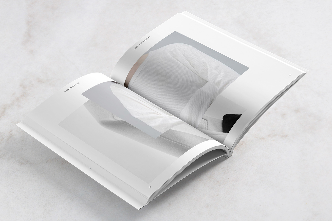Adobe Portfolio neue&co Lookbook template adobe InDesign Adobe InDesign editorial Layout type minimal minimalist clean Project product showcase magazine